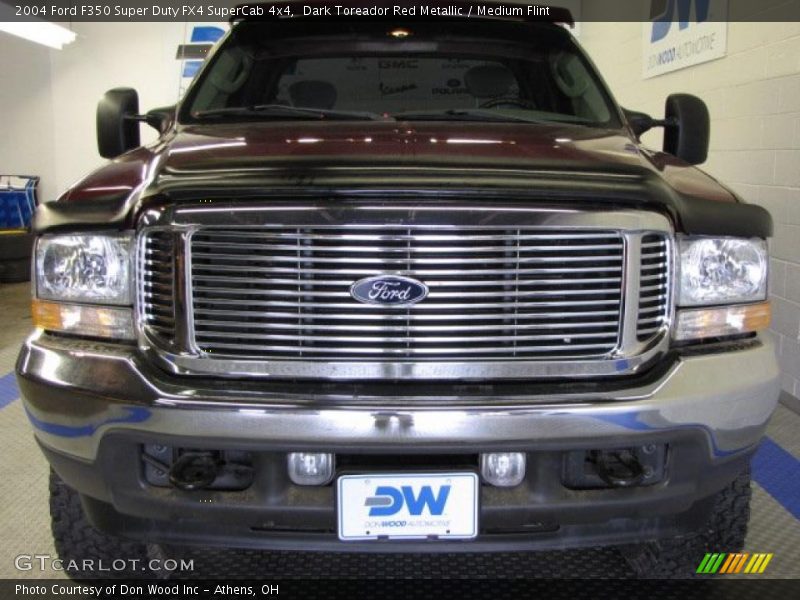 Dark Toreador Red Metallic / Medium Flint 2004 Ford F350 Super Duty FX4 SuperCab 4x4