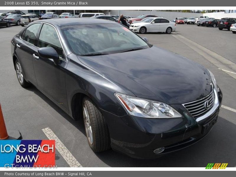 Smoky Granite Mica / Black 2008 Lexus ES 350