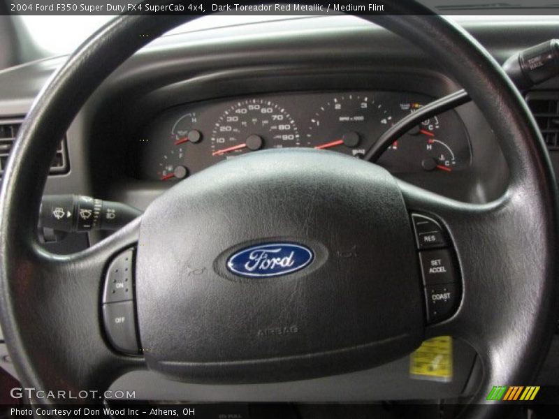 Dark Toreador Red Metallic / Medium Flint 2004 Ford F350 Super Duty FX4 SuperCab 4x4