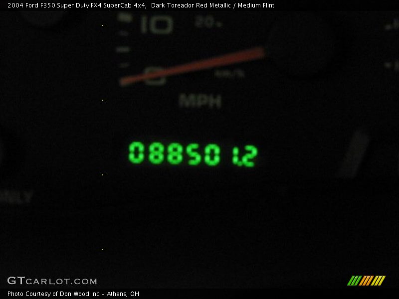 Dark Toreador Red Metallic / Medium Flint 2004 Ford F350 Super Duty FX4 SuperCab 4x4