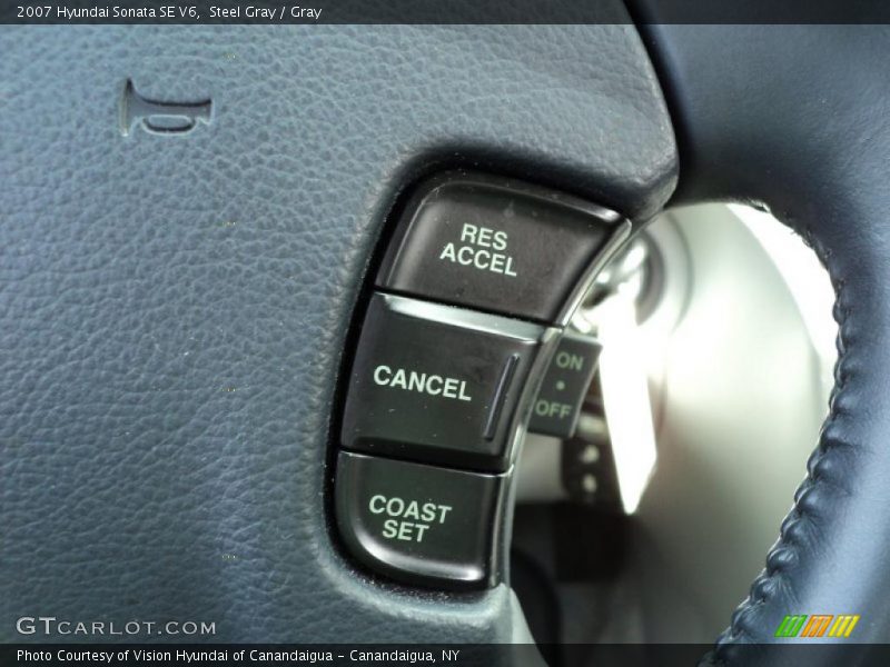 Steel Gray / Gray 2007 Hyundai Sonata SE V6