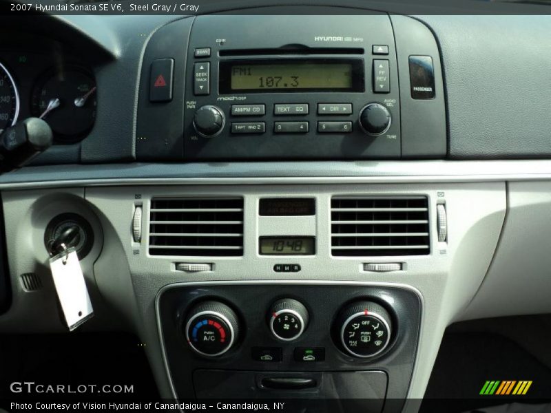 Steel Gray / Gray 2007 Hyundai Sonata SE V6