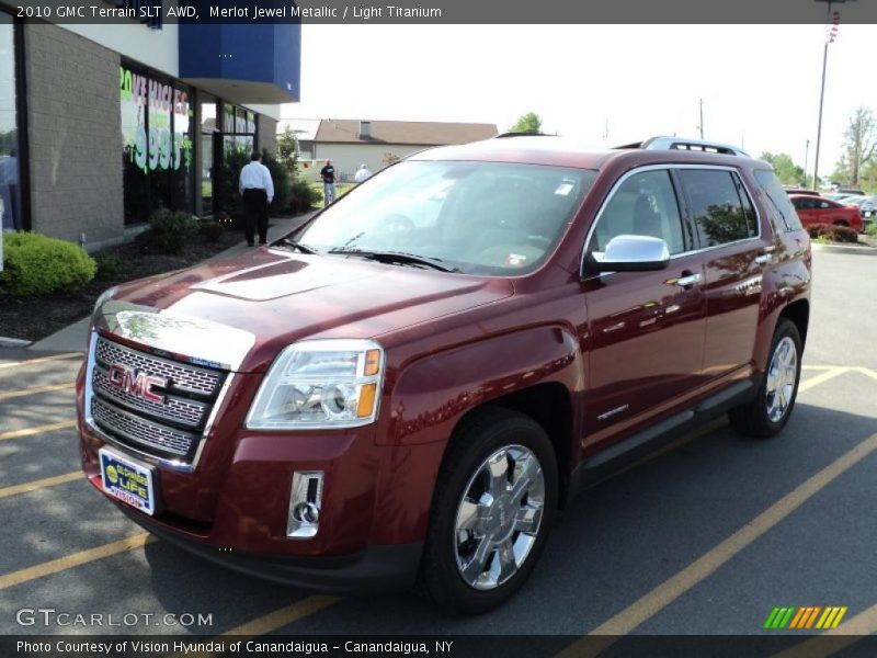 Merlot Jewel Metallic / Light Titanium 2010 GMC Terrain SLT AWD