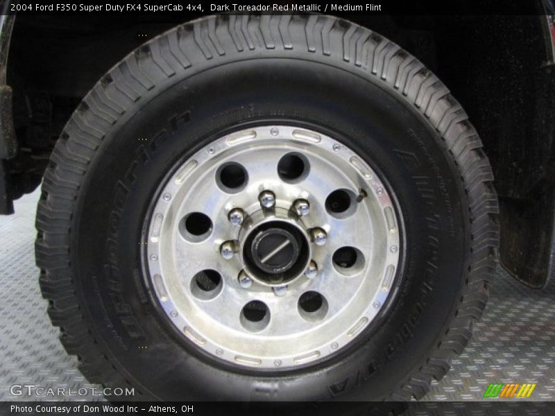 Dark Toreador Red Metallic / Medium Flint 2004 Ford F350 Super Duty FX4 SuperCab 4x4