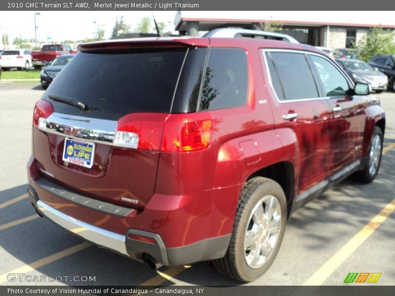 Merlot Jewel Metallic / Light Titanium 2010 GMC Terrain SLT AWD