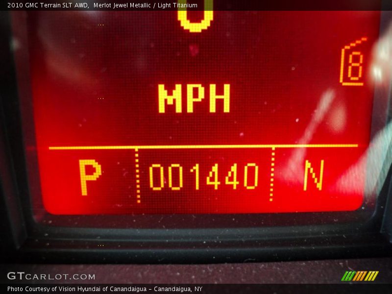 Merlot Jewel Metallic / Light Titanium 2010 GMC Terrain SLT AWD