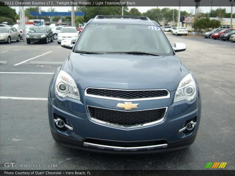 Twilight Blue Metallic / Light Titanium/Jet Black 2011 Chevrolet Equinox LTZ