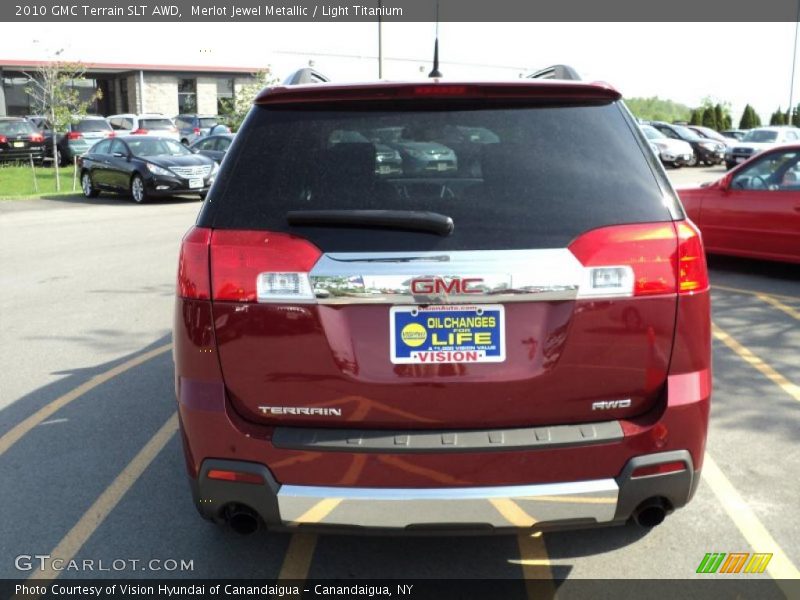 Merlot Jewel Metallic / Light Titanium 2010 GMC Terrain SLT AWD