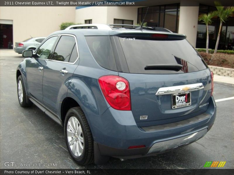 Twilight Blue Metallic / Light Titanium/Jet Black 2011 Chevrolet Equinox LTZ