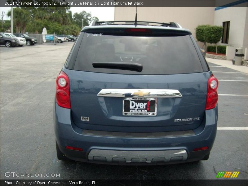 Twilight Blue Metallic / Light Titanium/Jet Black 2011 Chevrolet Equinox LTZ