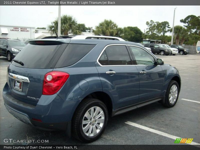 Twilight Blue Metallic / Light Titanium/Jet Black 2011 Chevrolet Equinox LTZ