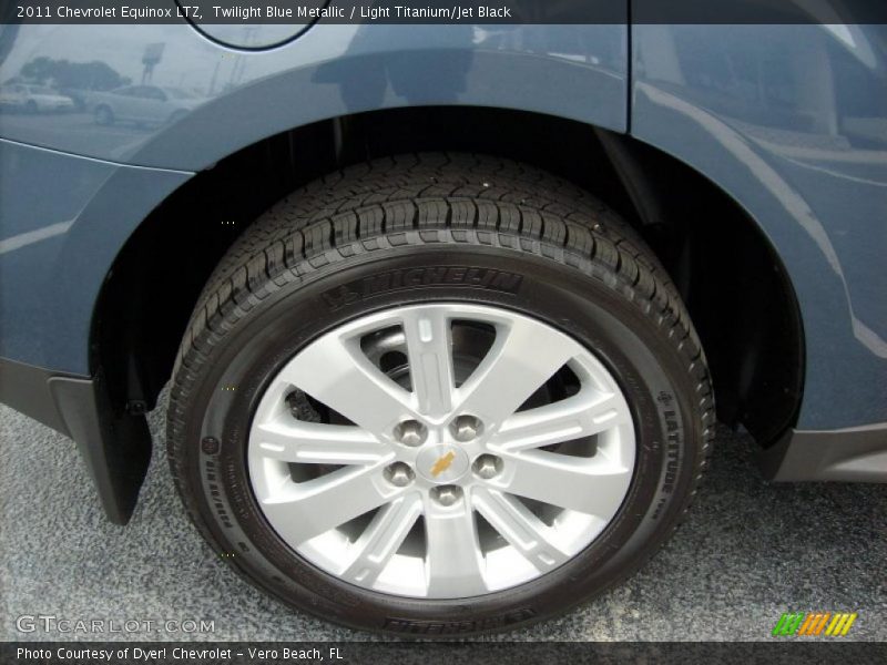 Twilight Blue Metallic / Light Titanium/Jet Black 2011 Chevrolet Equinox LTZ