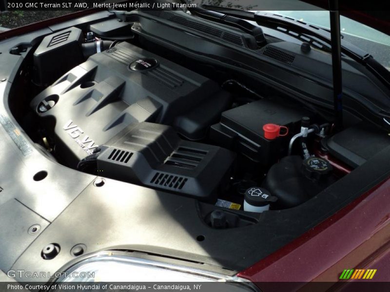 Merlot Jewel Metallic / Light Titanium 2010 GMC Terrain SLT AWD