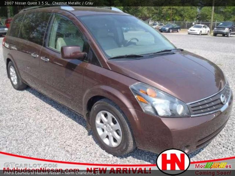 Chestnut Metallic / Gray 2007 Nissan Quest 3.5 SL
