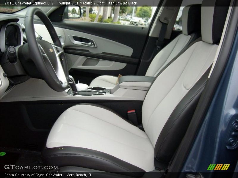 2011 Equinox LTZ Light Titanium/Jet Black Interior