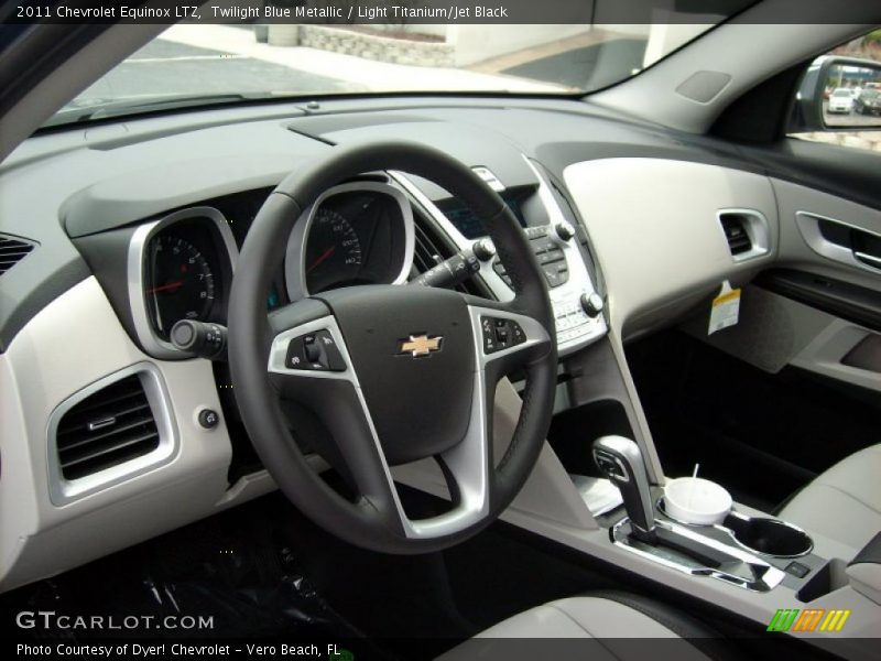 Twilight Blue Metallic / Light Titanium/Jet Black 2011 Chevrolet Equinox LTZ