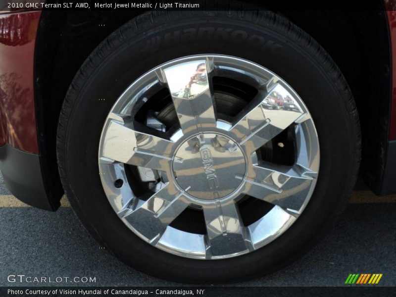 Merlot Jewel Metallic / Light Titanium 2010 GMC Terrain SLT AWD