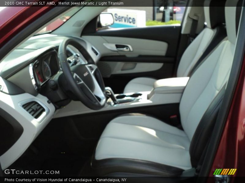 Merlot Jewel Metallic / Light Titanium 2010 GMC Terrain SLT AWD