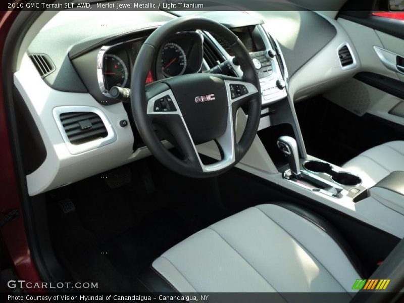  2010 Terrain SLT AWD Light Titanium Interior
