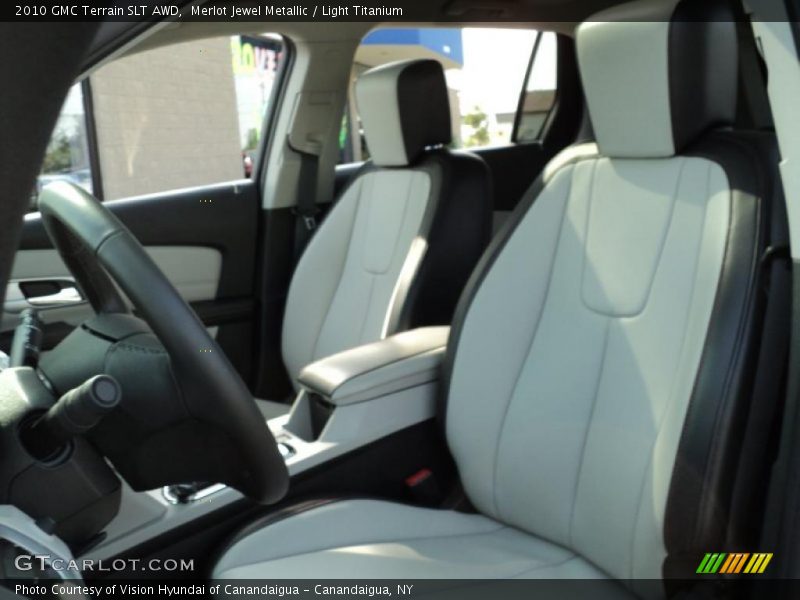 Merlot Jewel Metallic / Light Titanium 2010 GMC Terrain SLT AWD