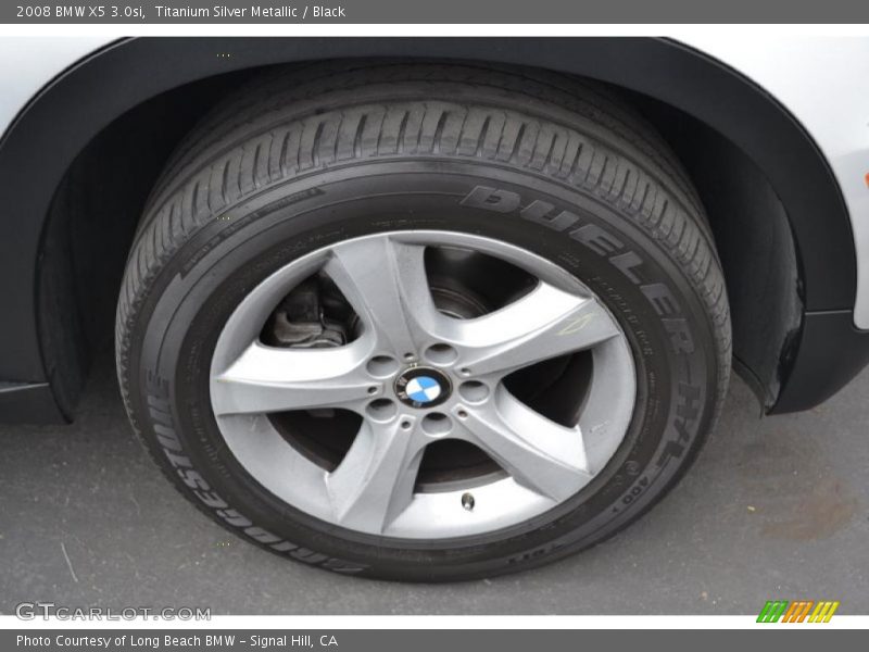 Titanium Silver Metallic / Black 2008 BMW X5 3.0si