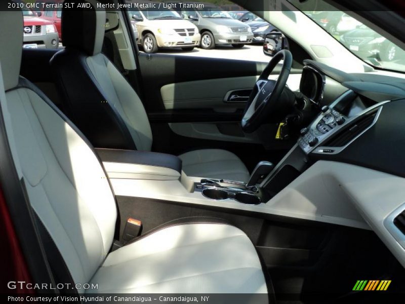 Merlot Jewel Metallic / Light Titanium 2010 GMC Terrain SLT AWD
