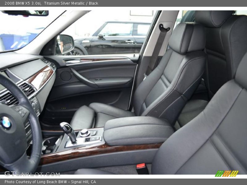 Titanium Silver Metallic / Black 2008 BMW X5 3.0si