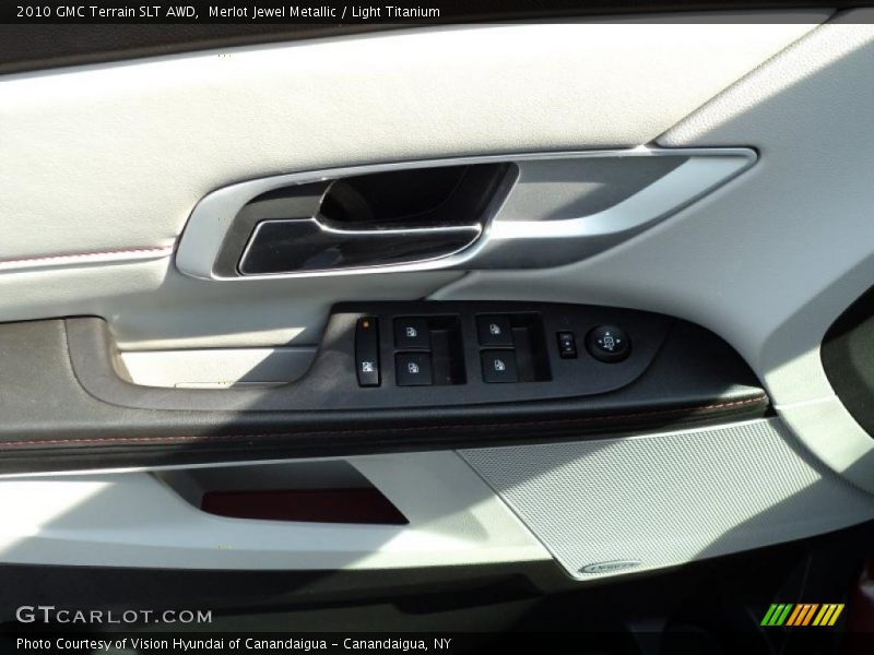 Merlot Jewel Metallic / Light Titanium 2010 GMC Terrain SLT AWD
