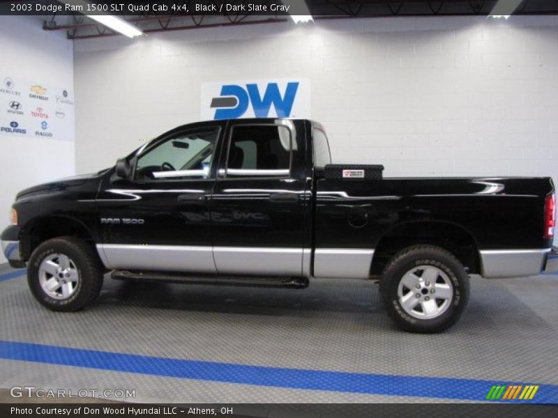 Black / Dark Slate Gray 2003 Dodge Ram 1500 SLT Quad Cab 4x4