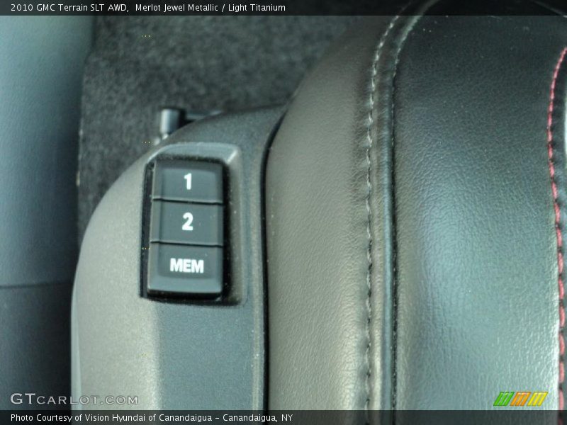 Merlot Jewel Metallic / Light Titanium 2010 GMC Terrain SLT AWD