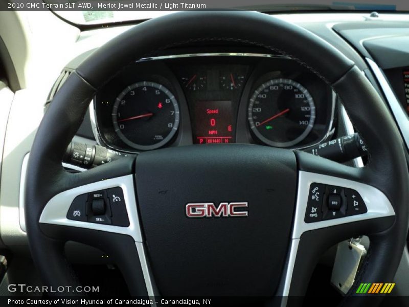 Merlot Jewel Metallic / Light Titanium 2010 GMC Terrain SLT AWD
