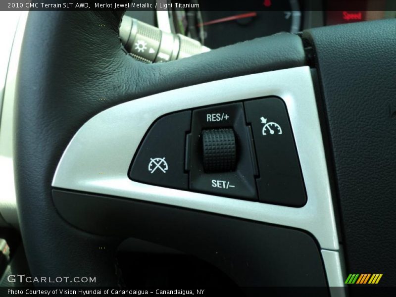Controls of 2010 Terrain SLT AWD