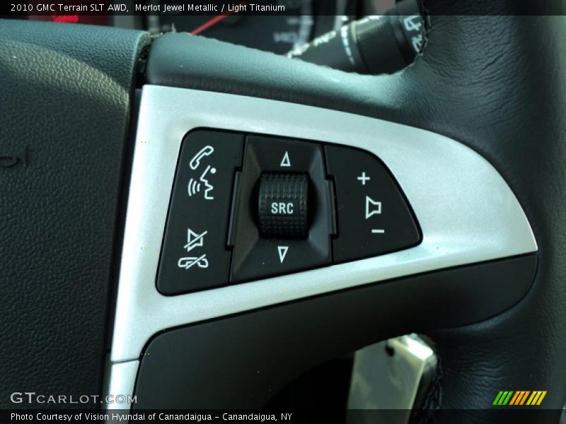 Controls of 2010 Terrain SLT AWD