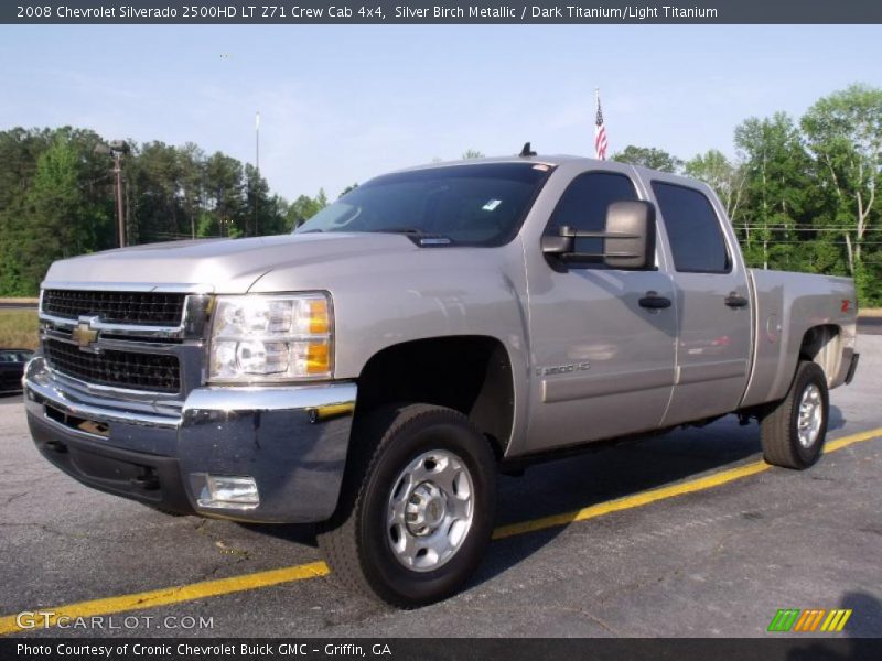 Silver Birch Metallic / Dark Titanium/Light Titanium 2008 Chevrolet Silverado 2500HD LT Z71 Crew Cab 4x4