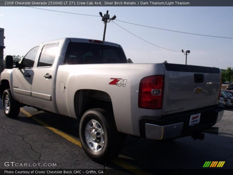 Silver Birch Metallic / Dark Titanium/Light Titanium 2008 Chevrolet Silverado 2500HD LT Z71 Crew Cab 4x4