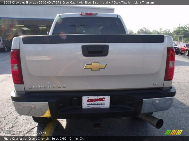 Silver Birch Metallic / Dark Titanium/Light Titanium 2008 Chevrolet Silverado 2500HD LT Z71 Crew Cab 4x4