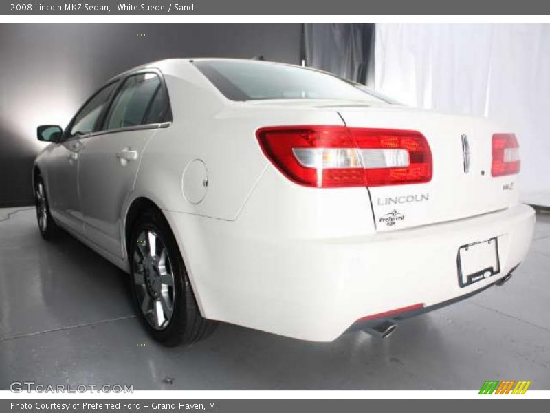 White Suede / Sand 2008 Lincoln MKZ Sedan