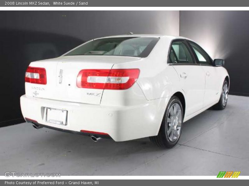 White Suede / Sand 2008 Lincoln MKZ Sedan