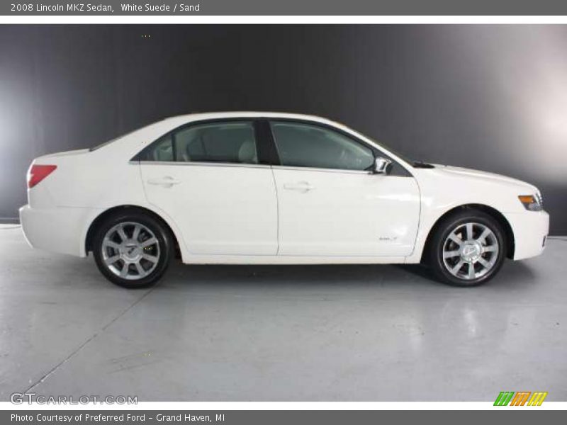 White Suede / Sand 2008 Lincoln MKZ Sedan