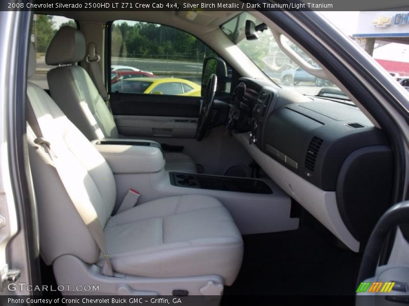Silver Birch Metallic / Dark Titanium/Light Titanium 2008 Chevrolet Silverado 2500HD LT Z71 Crew Cab 4x4