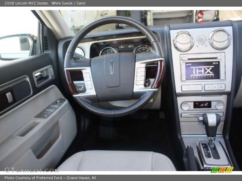 White Suede / Sand 2008 Lincoln MKZ Sedan