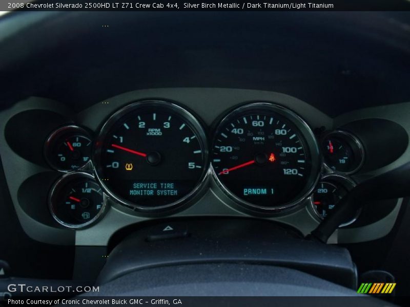 Silver Birch Metallic / Dark Titanium/Light Titanium 2008 Chevrolet Silverado 2500HD LT Z71 Crew Cab 4x4