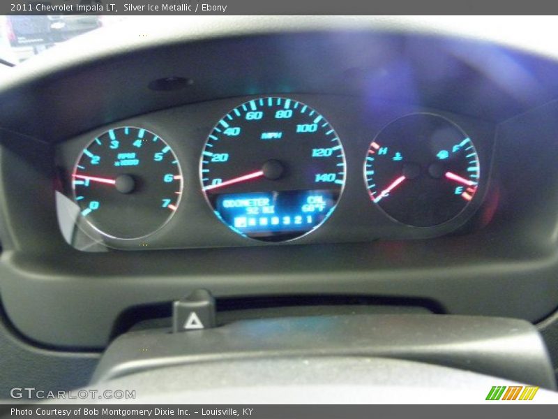 Silver Ice Metallic / Ebony 2011 Chevrolet Impala LT