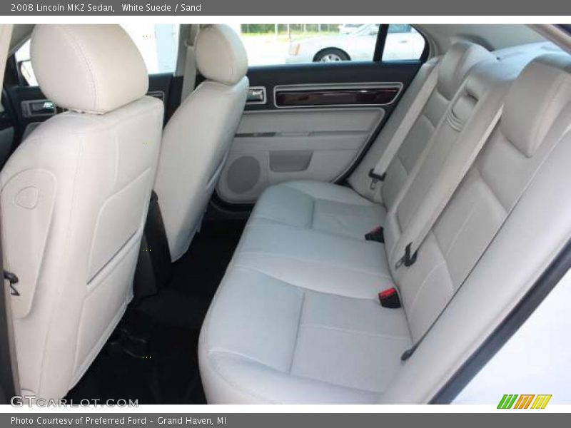White Suede / Sand 2008 Lincoln MKZ Sedan