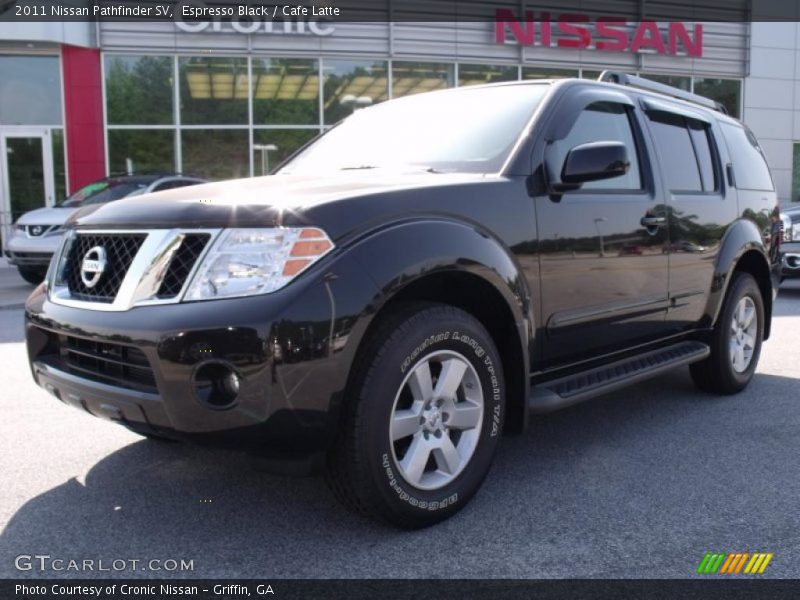 Espresso Black / Cafe Latte 2011 Nissan Pathfinder SV