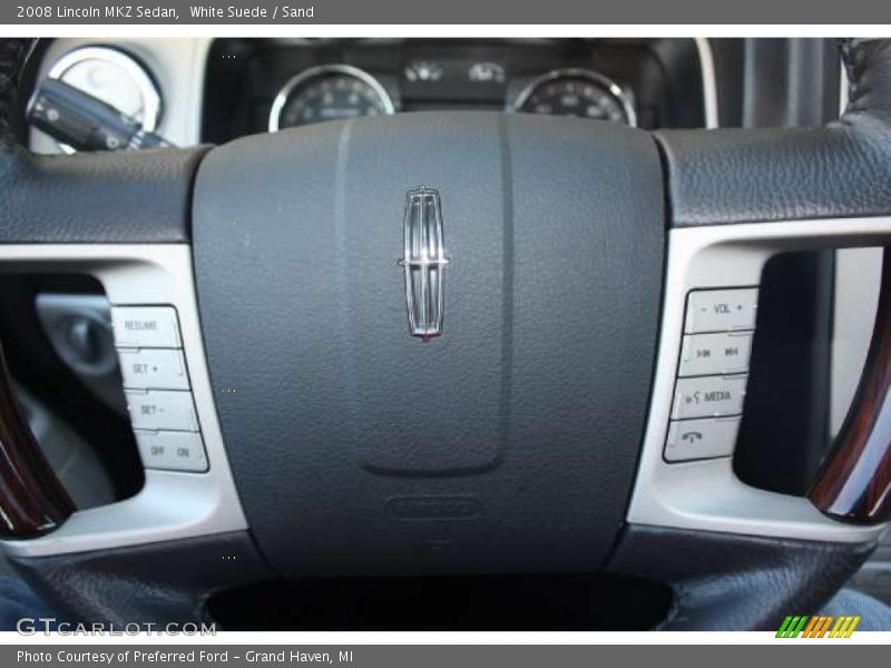White Suede / Sand 2008 Lincoln MKZ Sedan