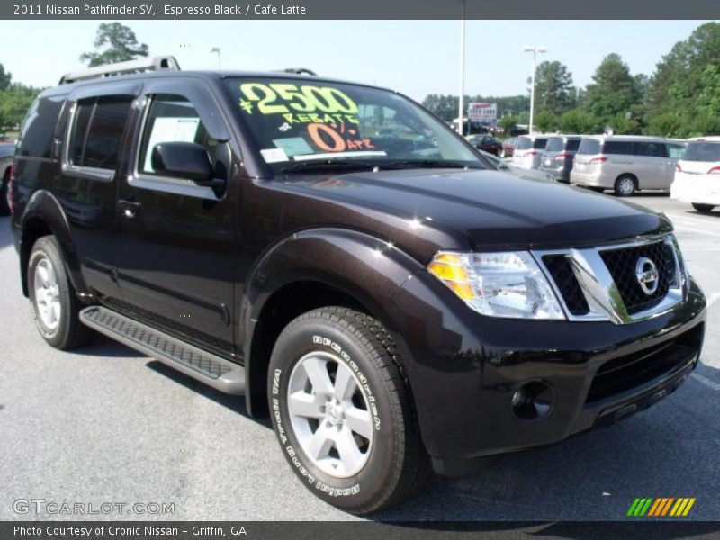 Espresso Black / Cafe Latte 2011 Nissan Pathfinder SV