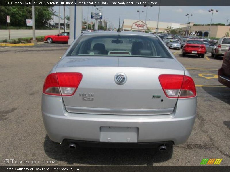 Brilliant Silver Metallic / Dark Charcoal/Medium Light Stone 2010 Mercury Milan V6 Premier