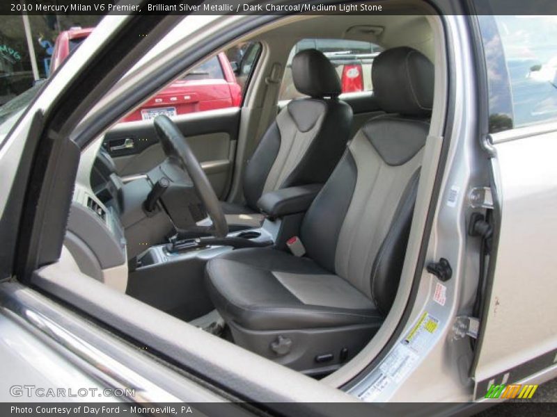 Brilliant Silver Metallic / Dark Charcoal/Medium Light Stone 2010 Mercury Milan V6 Premier