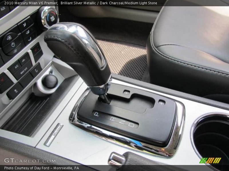 Brilliant Silver Metallic / Dark Charcoal/Medium Light Stone 2010 Mercury Milan V6 Premier